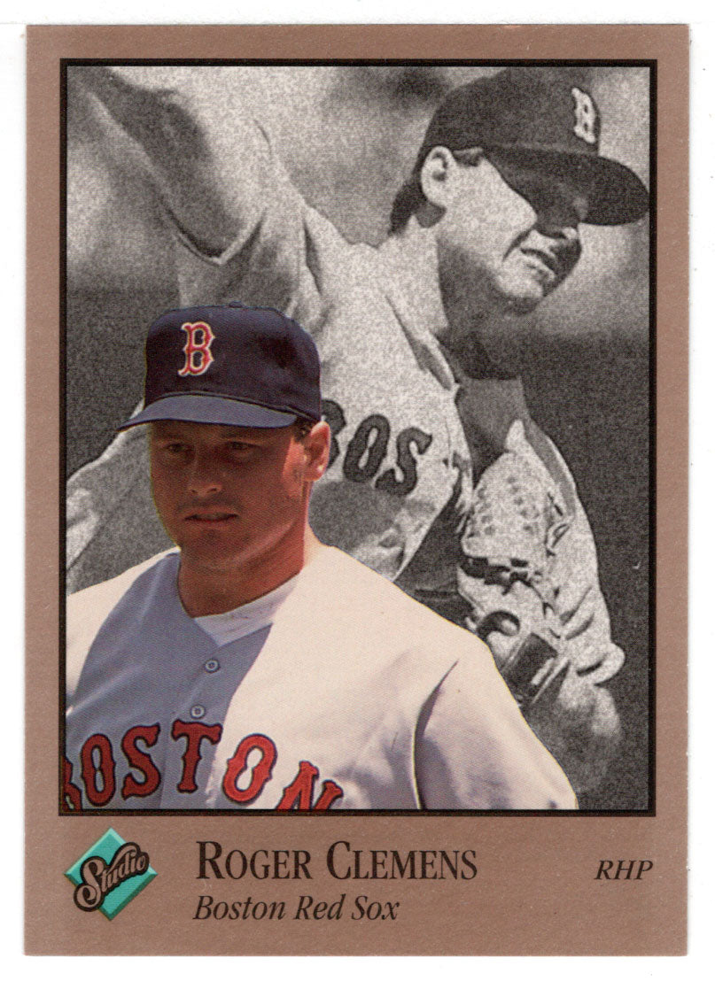 Roger Clemens - Boston Red Sox (MLB Baseball Card) 1992 Leaf Studio # 132 Mint