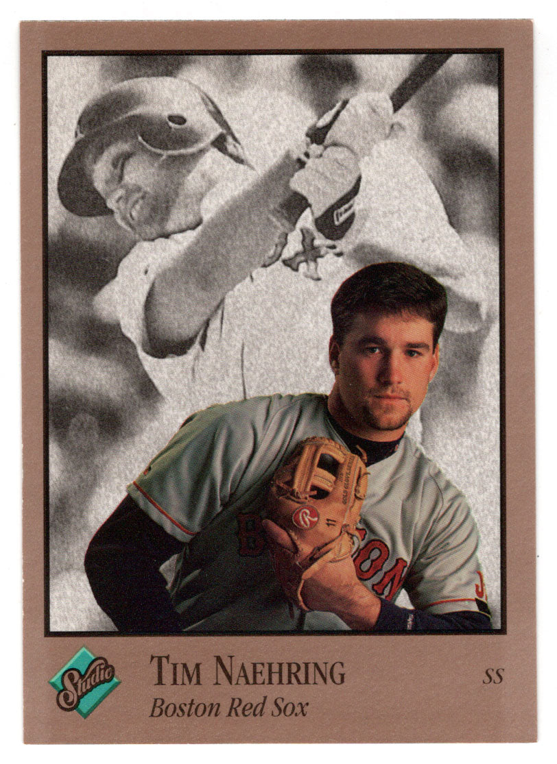 Tim Naehring - Boston Red Sox (MLB Baseball Card) 1992 Leaf Studio # 134 Mint