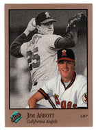 Jim Abbott - California Angels (MLB Baseball Card) 1992 Leaf Studio # 141 Mint