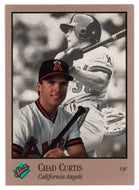 Chad Curtis RC - California Angels (MLB Baseball Card) 1992 Leaf Studio # 143 Mint