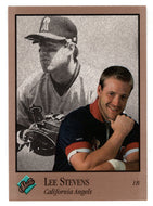 Lee Stevens - California Angels (MLB Baseball Card) 1992 Leaf Studio # 150 Mint