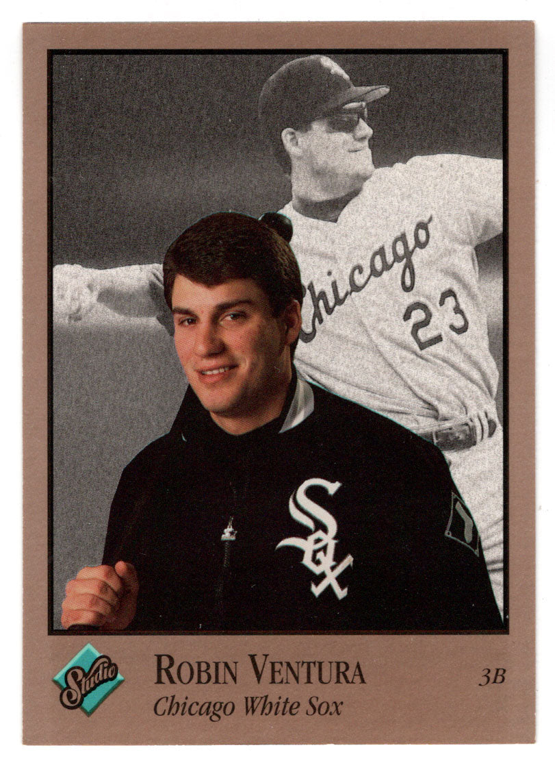 Robin Ventura - Chicago White Sox (MLB Baseball Card) 1992 Leaf Studio # 160 Mint