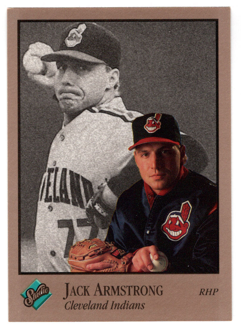 Jack Armstrong - Cleveland Indians (MLB Baseball Card) 1992 Leaf Studio # 162 Mint