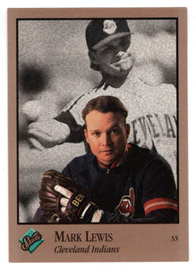 Mark Lewis - Cleveland Indians (MLB Baseball Card) 1992 Leaf Studio # 167 Mint