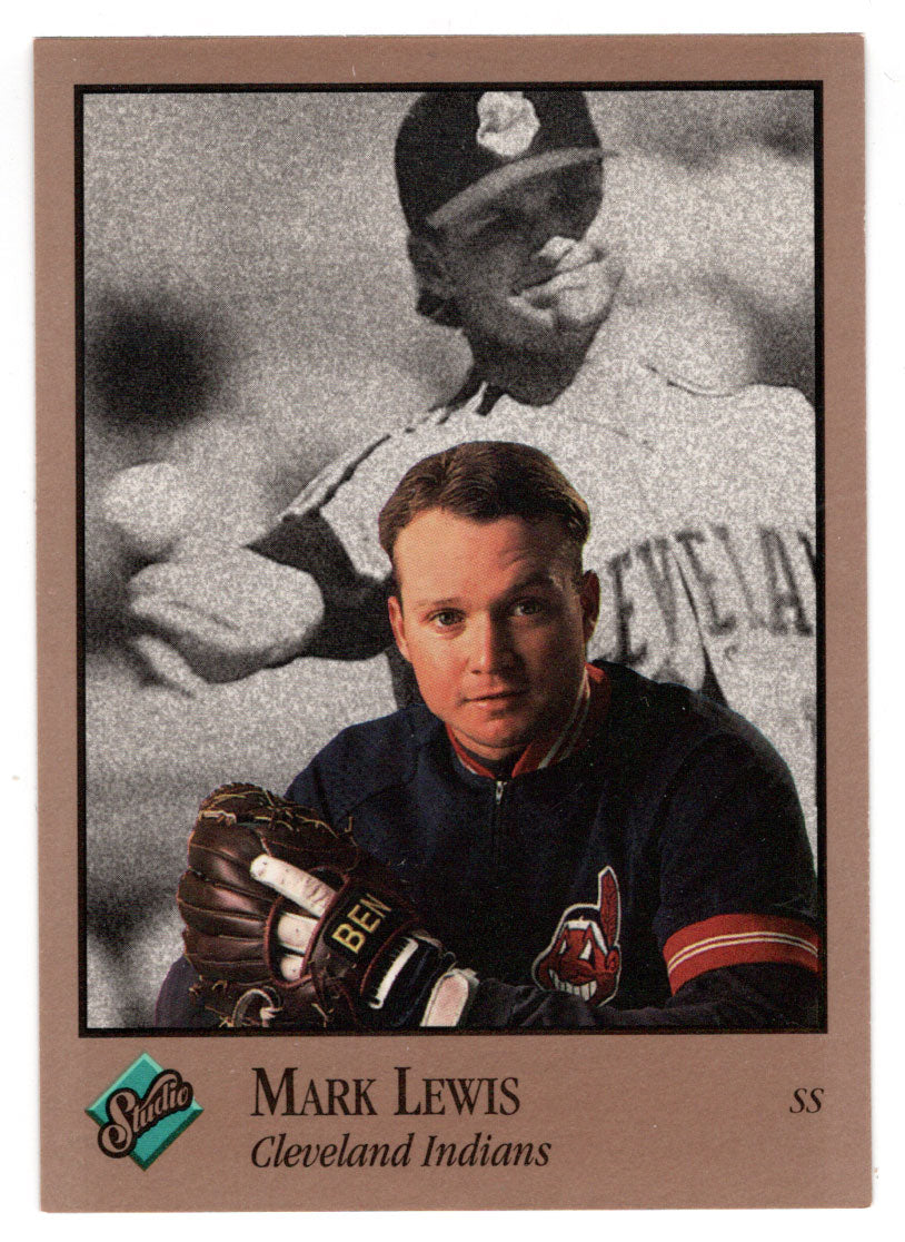Mark Lewis - Cleveland Indians (MLB Baseball Card) 1992 Leaf Studio # 167 Mint