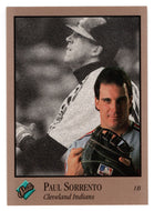 Paul Sorrento - Cleveland Indians (MLB Baseball Card) 1992 Leaf Studio # 169 Mint