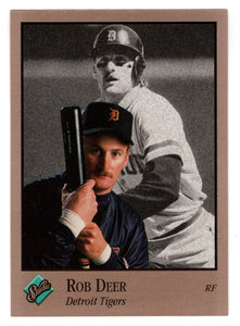 Rob Deer - Detroit Tigers (MLB Baseball Card) 1992 Leaf Studio # 172 Mint