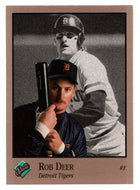 Rob Deer - Detroit Tigers (MLB Baseball Card) 1992 Leaf Studio # 172 Mint