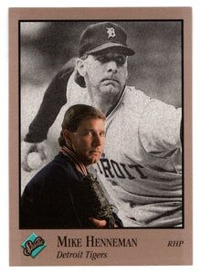 Mike Henneman - Detroit Tigers (MLB Baseball Card) 1992 Leaf Studio # 175 Mint