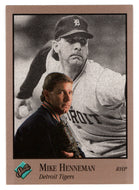 Mike Henneman - Detroit Tigers (MLB Baseball Card) 1992 Leaf Studio # 175 Mint