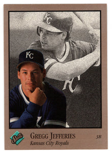 Gregg Jefferies - Kansas City Royals (MLB Baseball Card) 1992 Leaf Studio # 184 Mint