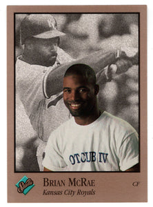 Brian McRae - Kansas City Royals (MLB Baseball Card) 1992 Leaf Studio # 187 Mint