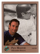 Paul Molitor - Milwaukee Brewers (MLB Baseball Card) 1992 Leaf Studio # 194 Mint