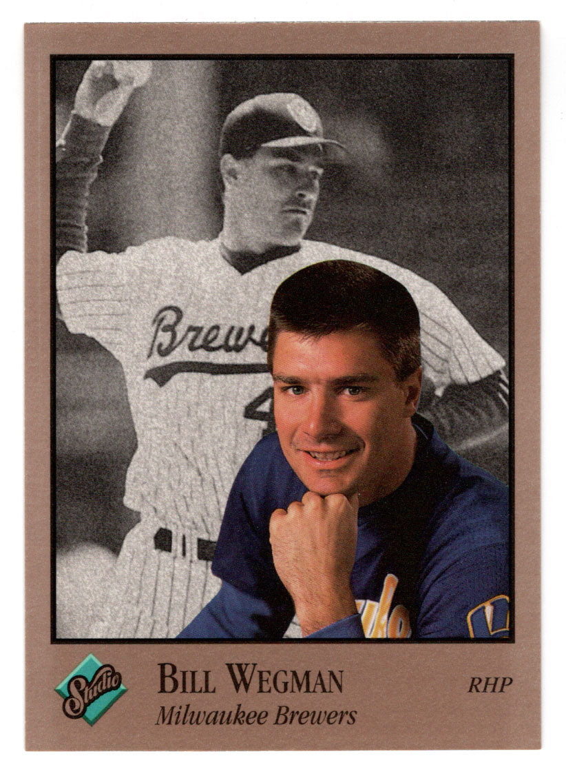 Bill Wegman - Milwaukee Brewers (MLB Baseball Card) 1992 Leaf Studio # 199 Mint