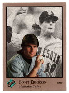 Scott Erickson - Minnesota Twins (MLB Baseball Card) 1992 Leaf Studio # 202 Mint