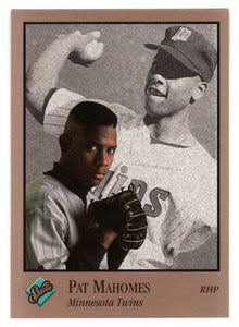 Pat Mahomes RC - Minnesota Twins (MLB Baseball Card) 1992 Leaf Studio # 208 Mint
