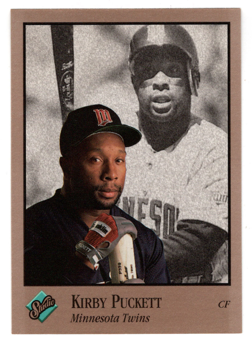Kirby Puckett - Minnesota Twins (MLB Baseball Card) 1992 Leaf Studio # 209 Mint