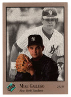 Mike Gallego - New York Yankees (MLB Baseball Card) 1992 Leaf Studio # 211 Mint