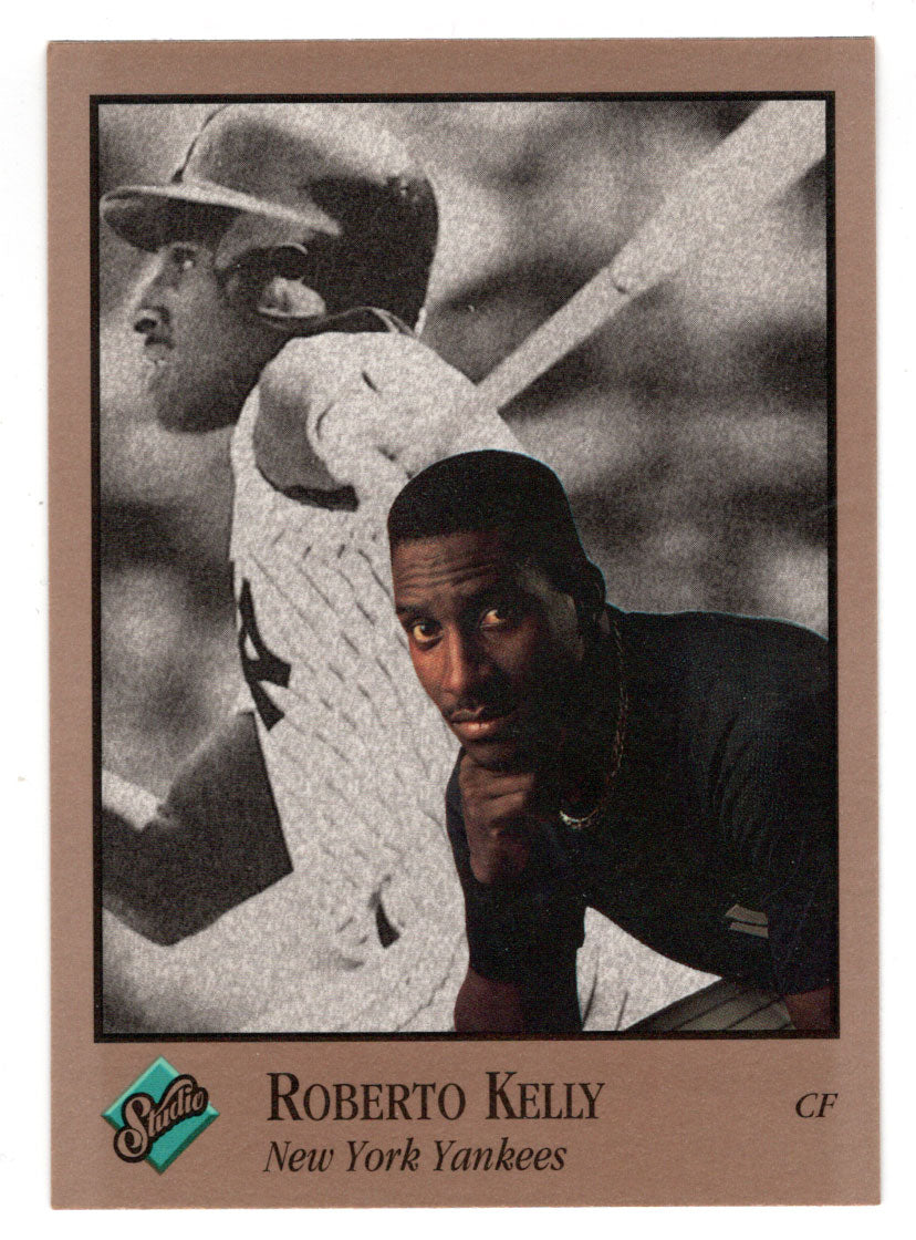 Roberto Kelly - New York Yankees (MLB Baseball Card) 1992 Leaf Studio # 214 Mint