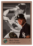 Matt Nokes - New York Yankees (MLB Baseball Card) 1992 Leaf Studio # 217 Mint