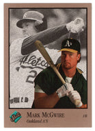 Mark McGwire - Oakland Athletics (MLB Baseball Card) 1992 Leaf Studio # 226 Mint