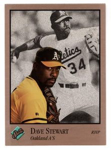 Dave Stewart - Oakland Athletics (MLB Baseball Card) 1992 Leaf Studio # 230 Mint