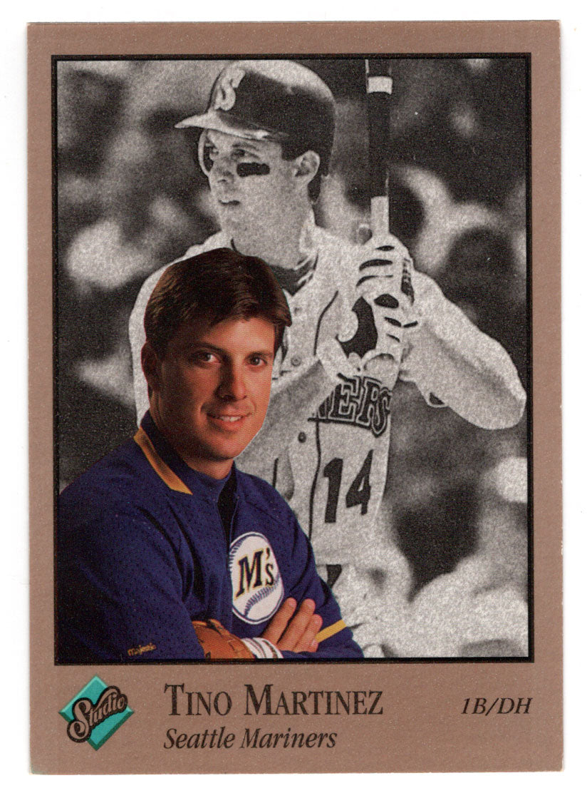 Tino Martinez - Seattle Mariners (MLB Baseball Card) 1992 Leaf Studio # 236 Mint