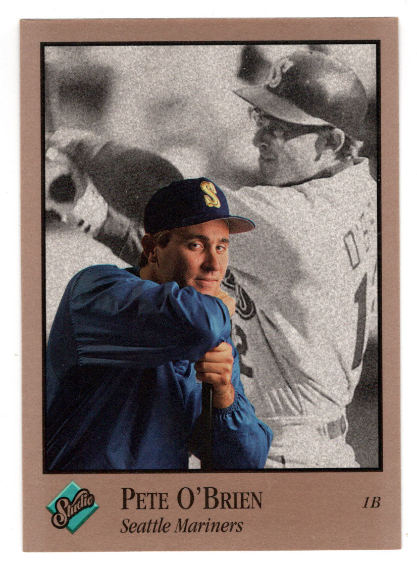 Pete O'Brien - Seattle Mariners (MLB Baseball Card) 1992 Leaf Studio # 238 Mint