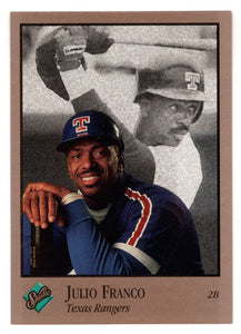 Julio Franco - Texas Rangers (MLB Baseball Card) 1992 Leaf Studio # 241 Mint