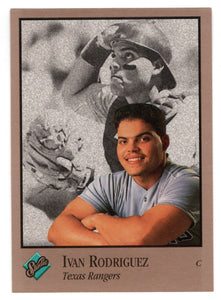 Ivan Rodriguez - Texas Rangers (MLB Baseball Card) 1992 Leaf Studio # 246 Mint