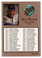 Checklist # 3 - Billy Williams (MLB Baseball Card) 1992 Leaf Studio # 263 Mint