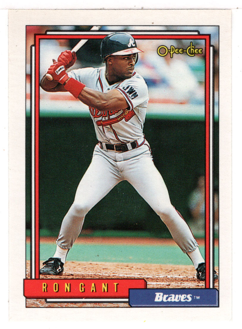 Ron Gant - Atlanta Braves (MLB Baseball Card) 1992 O-Pee-Chee # 25 Mint
