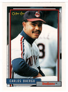 Carlos Baerga - Cleveland Indians (MLB Baseball Card) 1992 O-Pee-Chee # 33 Mint