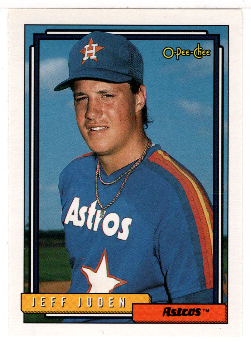 Jeff Juden - Houston Astros (MLB Baseball Card) 1992 O-Pee-Chee # 34 Mint