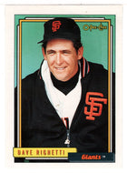 Dave Righetti - San Francisco Giants (MLB Baseball Card) 1992 O-Pee-Chee # 35 Mint