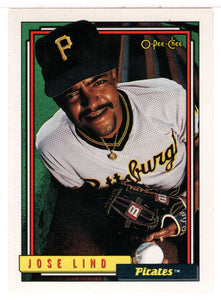 Jose Lind - Pittsburgh Pirates (MLB Baseball Card) 1992 O-Pee-Chee # 43 Mint