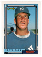 Steve Farr - New York Yankees (MLB Baseball Card) 1992 O-Pee-Chee # 46 Mint