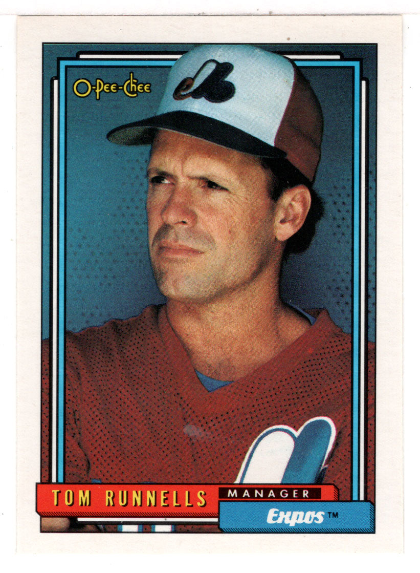 Tom Runnells - Montreal Expos (MLB Baseball Card) 1992 O-Pee-Chee # 51 Mint