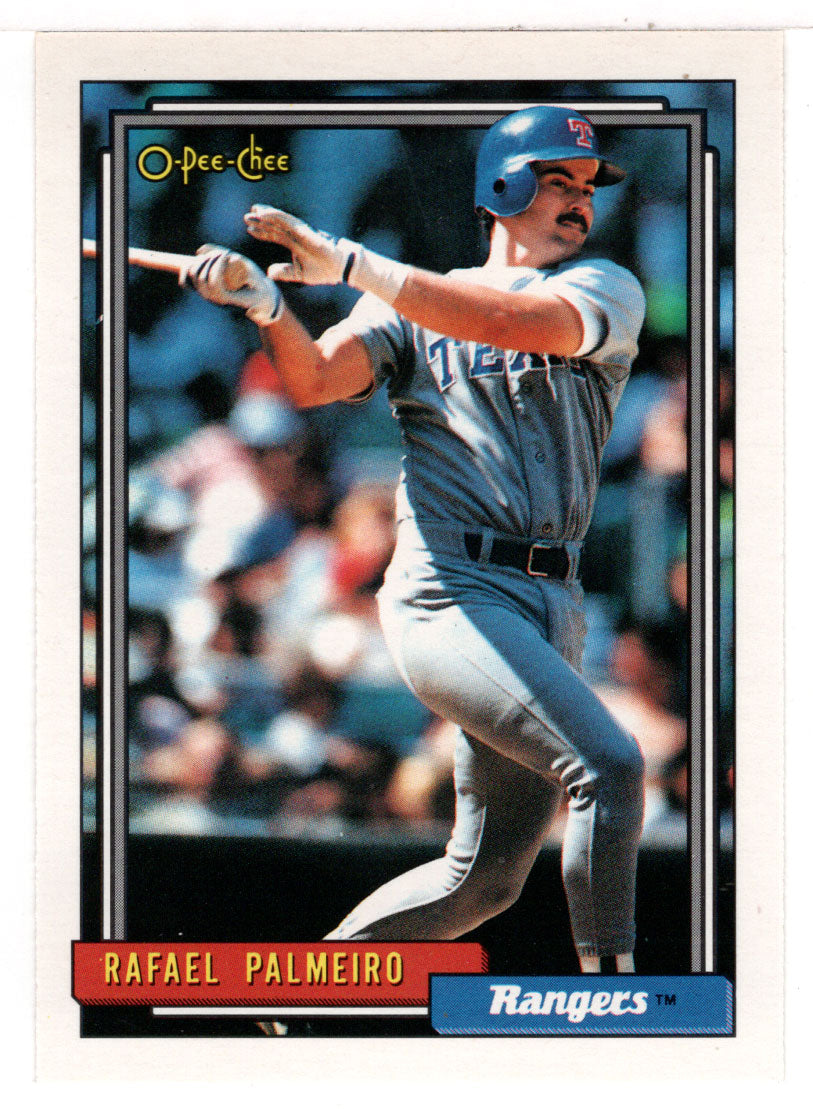Rafael Palmeiro - Texas Rangers (MLB Baseball Card) 1992 O-Pee-Chee # 55 Mint
