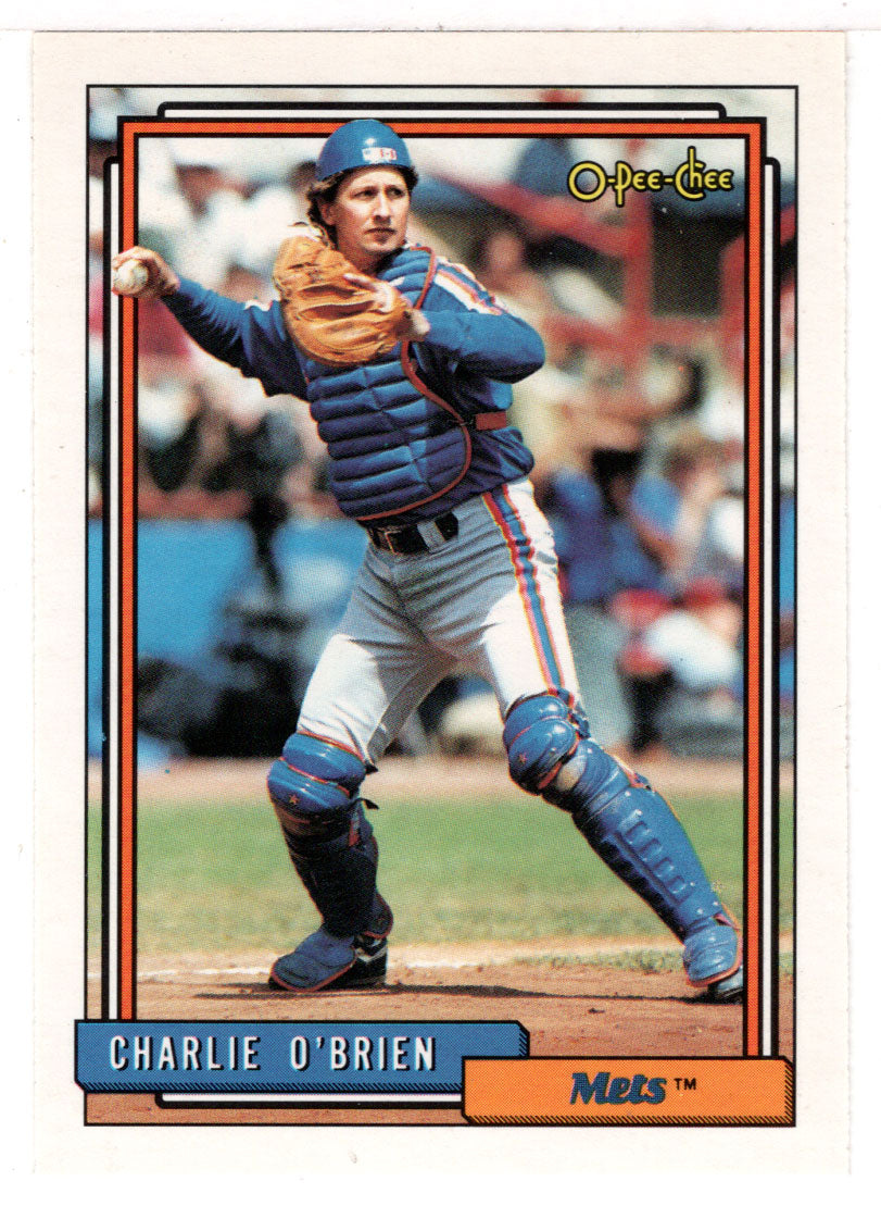 Charlie O'Brien - New York Mets (MLB Baseball Card) 1992 O-Pee-Chee # 56 Mint