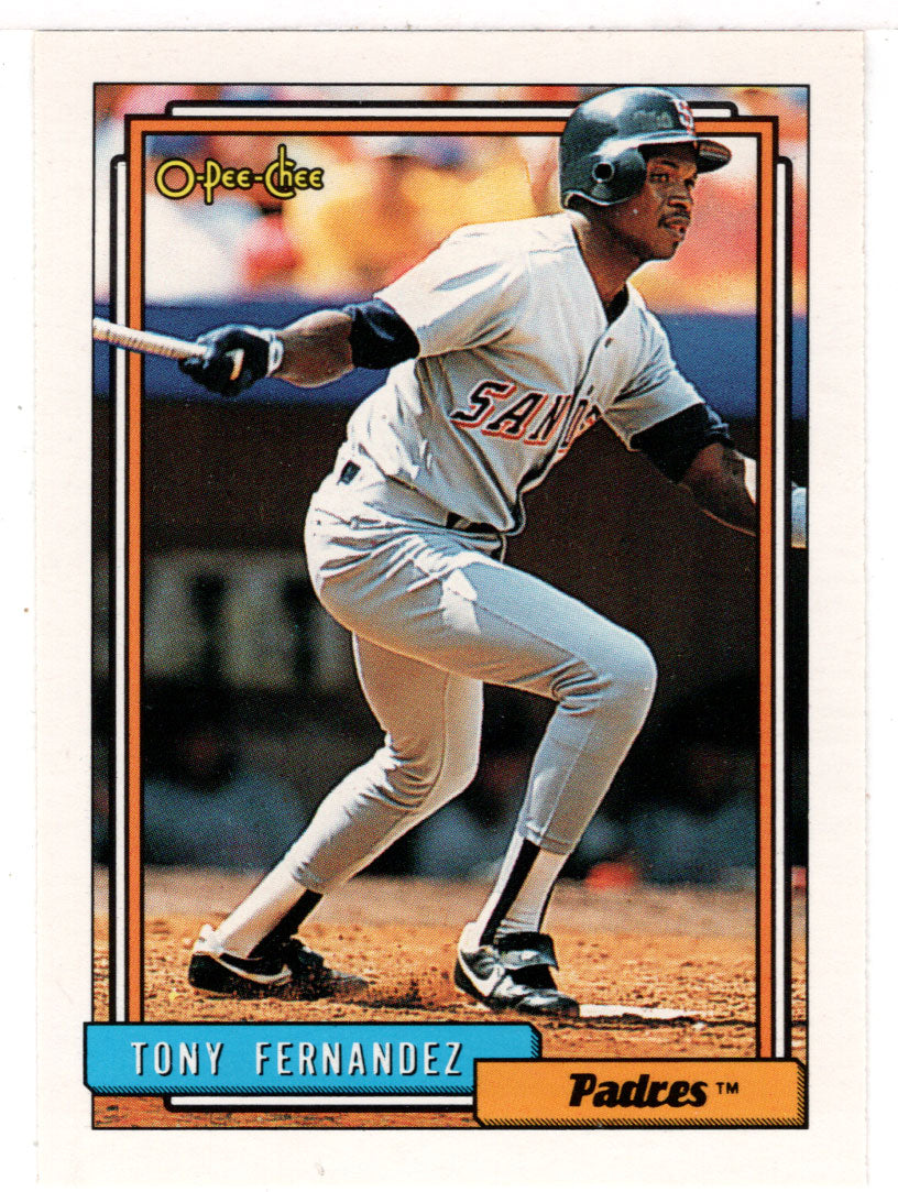 Tony Fernandez - San Diego Padres (MLB Baseball Card) 1992 O-Pee-Chee # 60 Mint