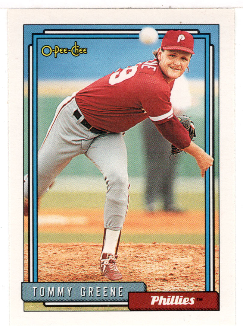 Tommy Greene - Philadelphia Phillies (MLB Baseball Card) 1992 O-Pee-Chee # 83 Mint