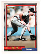 Jeff Treadway - Atlanta Braves (MLB Baseball Card) 1992 O-Pee-Chee # 99 Mint
