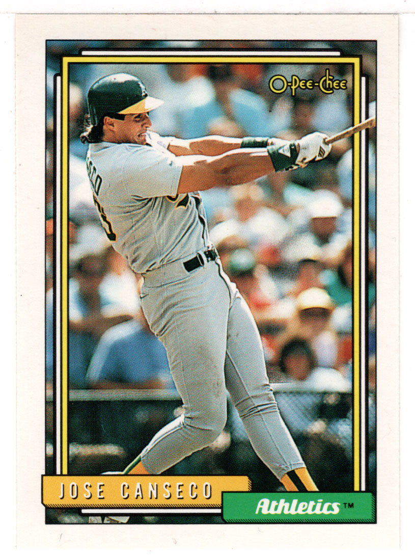 Jose Canseco - Oakland Athletics (MLB Baseball Card) 1992 O-Pee-Chee # 100 Mint