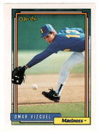 Omar Vizquel - Seattle Mariners (MLB Baseball Card) 1992 O-Pee-Chee # 101 Mint