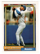 Willie Randolph - Milwaukee Brewers (MLB Baseball Card) 1992 O-Pee-Chee # 116 Mint