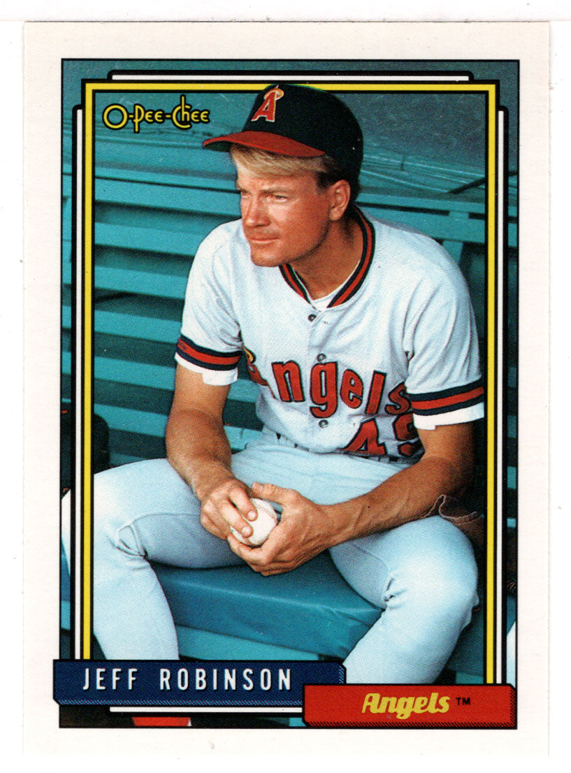 Jeff Robinson - California Angels (MLB Baseball Card) 1992 O-Pee-Chee # 137 Mint