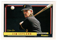 Jim Leyland - Pittsburgh Pirates (MLB Baseball Card) 1992 O-Pee-Chee # 141 Mint