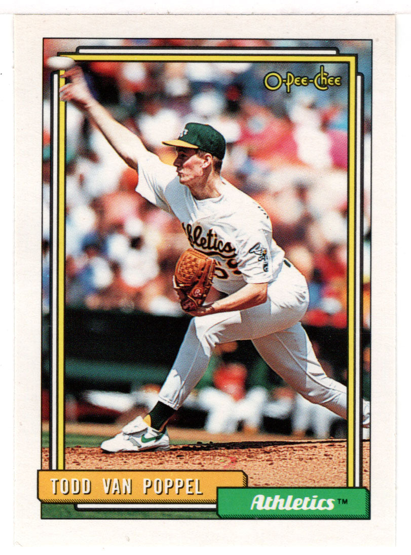 Todd Van Poppel - Oakland Athletics (MLB Baseball Card) 1992 O-Pee-Chee # 142 Mint