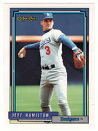 Jeff Hamilton - Los Angeles Dodgers (MLB Baseball Card) 1992 O-Pee-Chee # 151 Mint